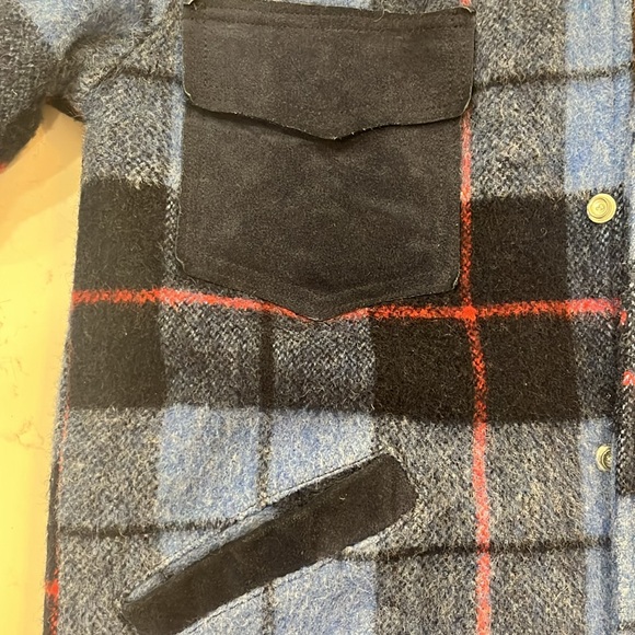Vintage Bay plaid suede lined coat - Picture 7 of 7